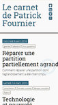 Mobile Screenshot of patrickfournier.com